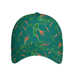 Watercolor Carrot Pattern Print Baseball Cap