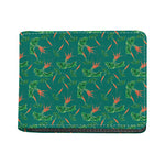 Watercolor Carrot Pattern Print Bifold Wallet