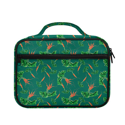Watercolor Carrot Pattern Print Briefcase Bible Bag