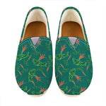 Watercolor Carrot Pattern Print Casual Shoes