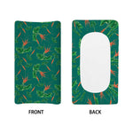 Watercolor Carrot Pattern Print Changing Pad Cover