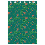 Watercolor Carrot Pattern Print Curtain