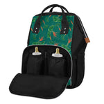 Watercolor Carrot Pattern Print Diaper Bag