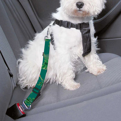 Watercolor Carrot Pattern Print Dog Seat Belt