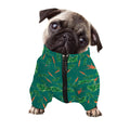 Watercolor Carrot Pattern Print Dog Zip Up Jacket