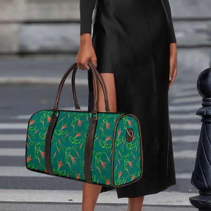 Watercolor Carrot Pattern Print Duffle Bag