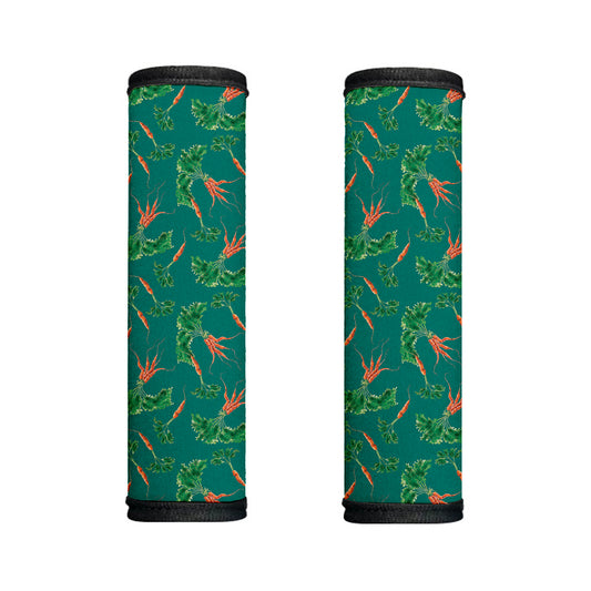 Watercolor Carrot Pattern Print Handle Covers