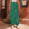 Watercolor Carrot Pattern Print Harem Pants