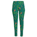 Watercolor Carrot Pattern Print High-Waisted Pocket Leggings