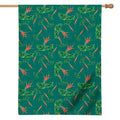 Watercolor Carrot Pattern Print House Flag