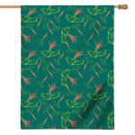 Watercolor Carrot Pattern Print House Flag