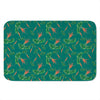 Watercolor Carrot Pattern Print Indoor Door Mat