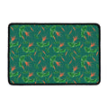 Watercolor Carrot Pattern Print Kitchen Mat