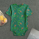 Watercolor Carrot Pattern Print Men's Bodysuit