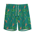 Watercolor Carrot Pattern Print Men's Athletic Shorts