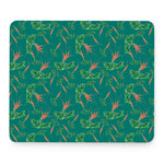 Watercolor Carrot Pattern Print Mouse Pad