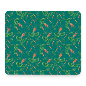 Watercolor Carrot Pattern Print Mouse Pad