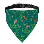 Watercolor Carrot Pattern Print Over The Collar Dog Bandana