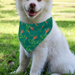 Watercolor Carrot Pattern Print Over The Collar Dog Bandana