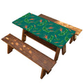 Watercolor Carrot Pattern Print Picnic Table Cover