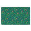 Watercolor Carrot Pattern Print Polyester Doormat