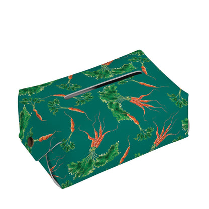 Watercolor Carrot Pattern Print Rectangle Tissue Box Cover