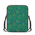 Watercolor Carrot Pattern Print Rectangular Crossbody Bag