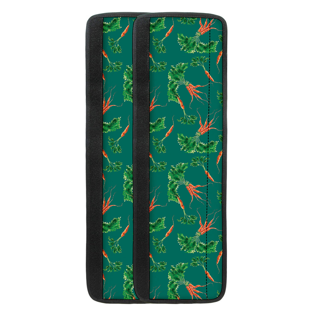 Watercolor Carrot Pattern Print Refrigerator Handle Covers