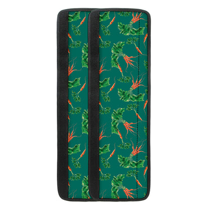Watercolor Carrot Pattern Print Refrigerator Handle Covers