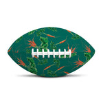 Watercolor Carrot Pattern Print Rugby Ball