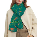 Watercolor Carrot Pattern Print Scarf