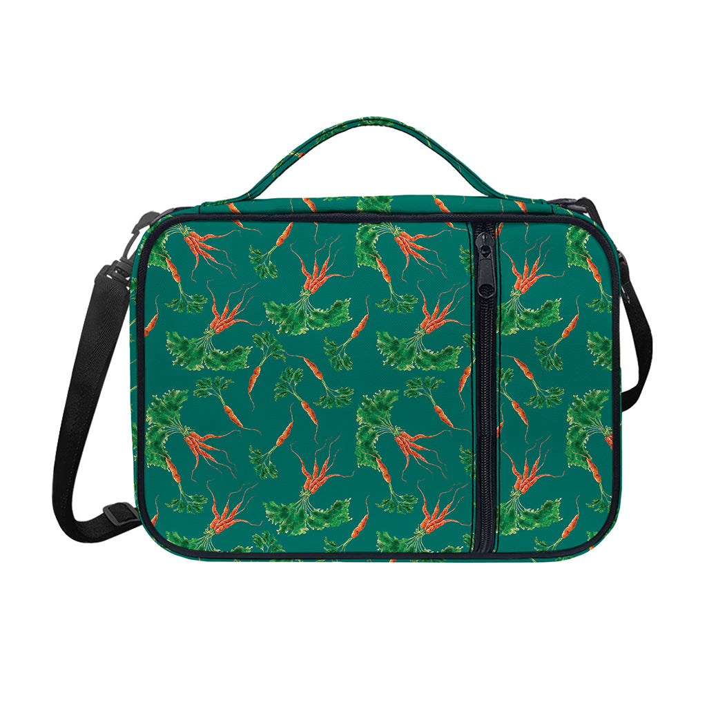 Watercolor Carrot Pattern Print Shoulder Strap Bible Bag