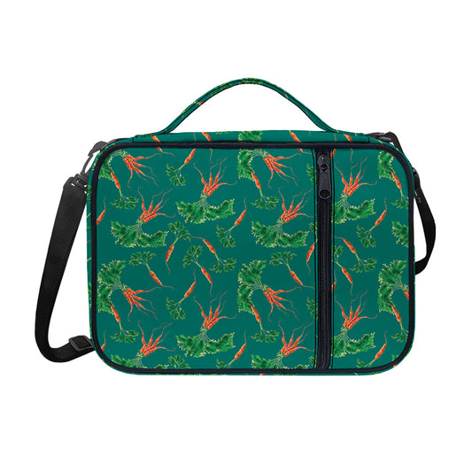 Watercolor Carrot Pattern Print Shoulder Strap Bible Bag