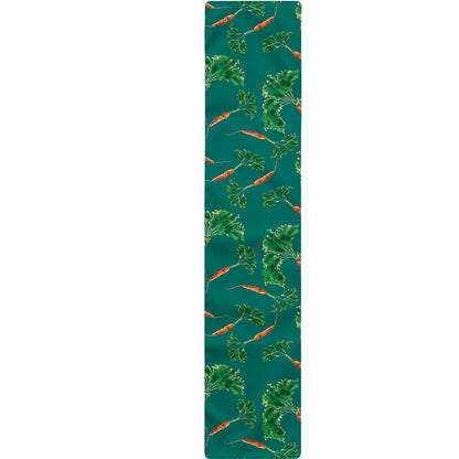 Watercolor Carrot Pattern Print Table Runner