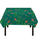 Watercolor Carrot Pattern Print Tablecloth