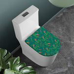 Watercolor Carrot Pattern Print Toilet Lid Cover