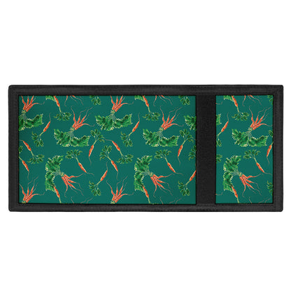 Watercolor Carrot Pattern Print Trifold Wallet