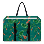 Watercolor Carrot Pattern Print Utility Tote Bag