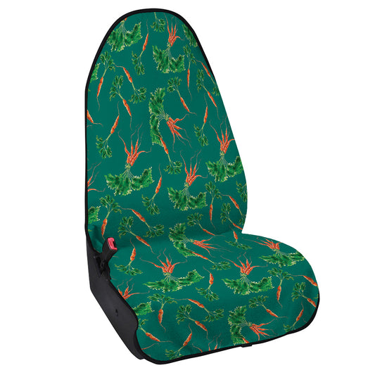 Watercolor Carrot Pattern Print Waterproof Car Seat Cover