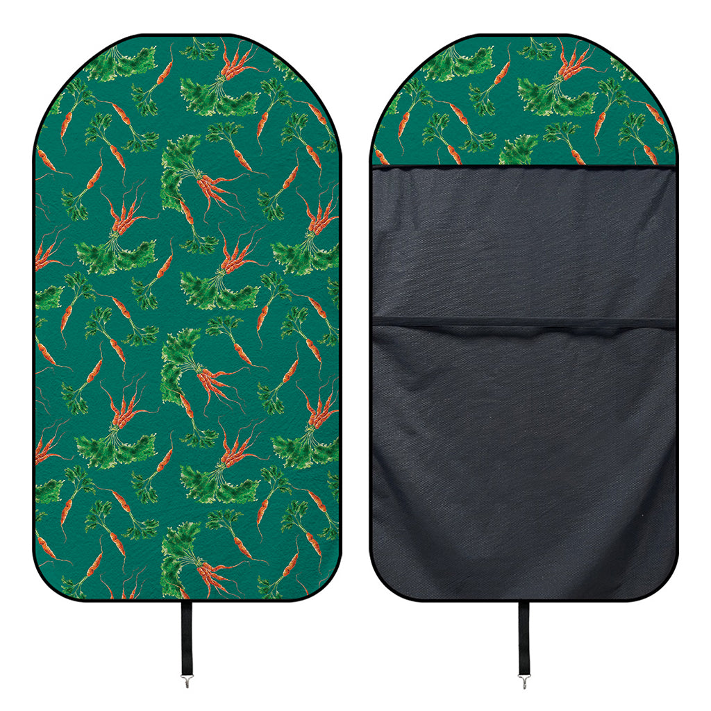 Watercolor Carrot Pattern Print Waterproof Car Seat Cover