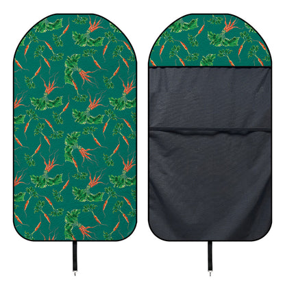 Watercolor Carrot Pattern Print Waterproof Car Seat Cover