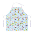 Watercolor Cartoon Cow Pattern Print Adjustable Apron
