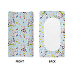 Watercolor Cartoon Cow Pattern Print Changing Pad Cover