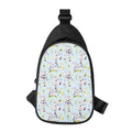 Watercolor Cartoon Cow Pattern Print Sling Bag