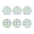 Watercolor Cartoon Cow Pattern Print Coaster Set