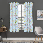 Watercolor Cartoon Cow Pattern Print Curtain