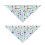 Watercolor Cartoon Cow Pattern Print Dog Bandana