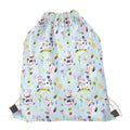 Watercolor Cartoon Cow Pattern Print Drawstring Bag