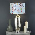 Watercolor Cartoon Cow Pattern Print Drum Lamp Shade