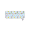 Watercolor Cartoon Cow Pattern Print Extended Mouse Pad